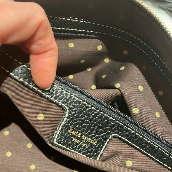 Kate Spade Black Leather Satchel Bag - Picture 9 of 11